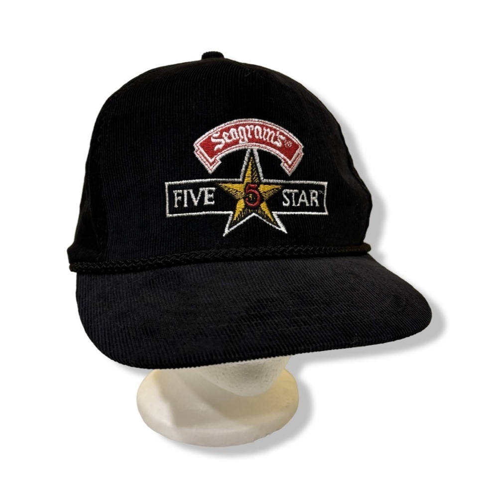 Seagram's Five Star Corduroy Trucker Hat